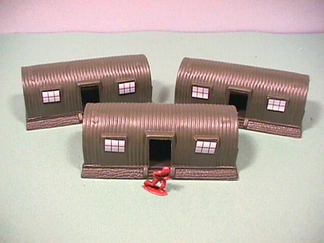 Set of 3 Small Plastic Quonset Huts