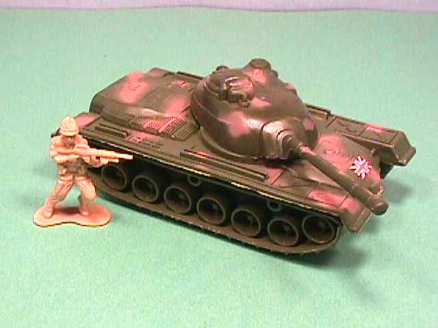 Army Green Camo Plastic M60 Style Tank