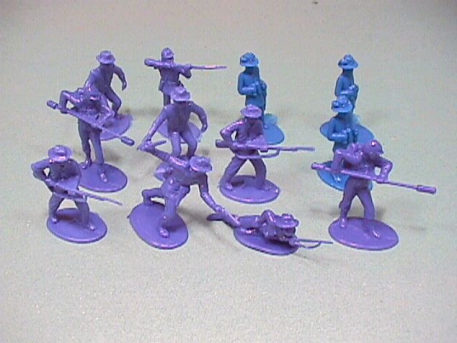 ACW Action Pack Plastic Union Soldiers Set