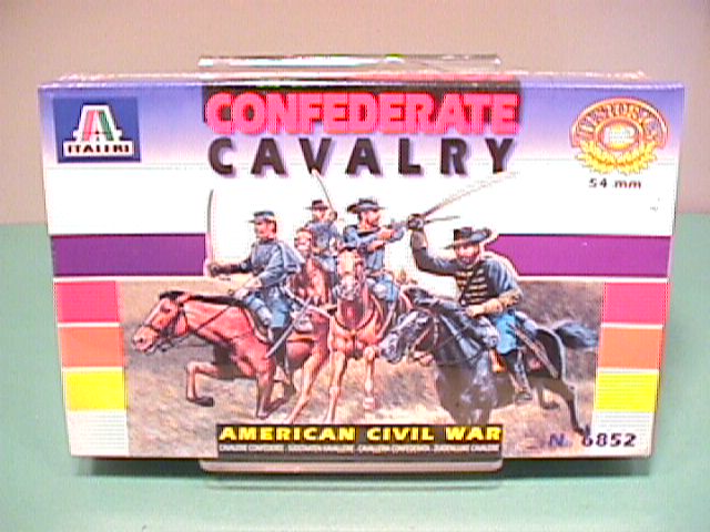 Italeri 1/32nd Scale ACW Confederate Cavalry Plastic Soldiers Set