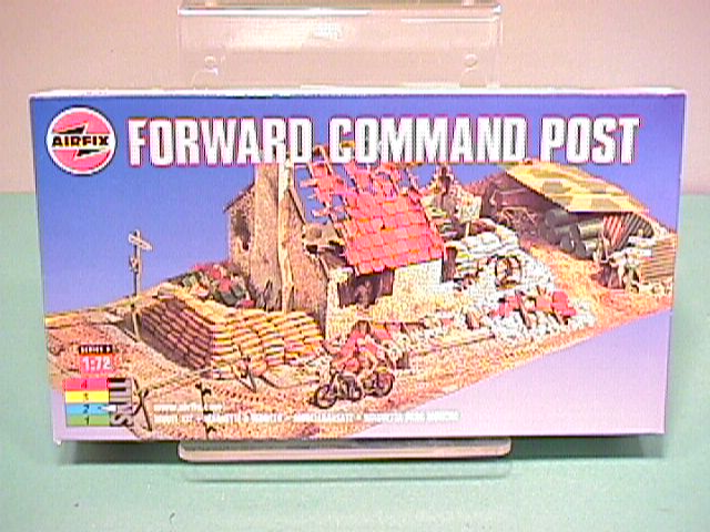 Airfix 1/72nd Scale WWII Forward Command Post Plastic Playset