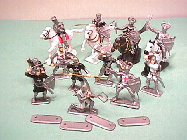 Medieval Crusaders Plastic Knights Set No. 1068