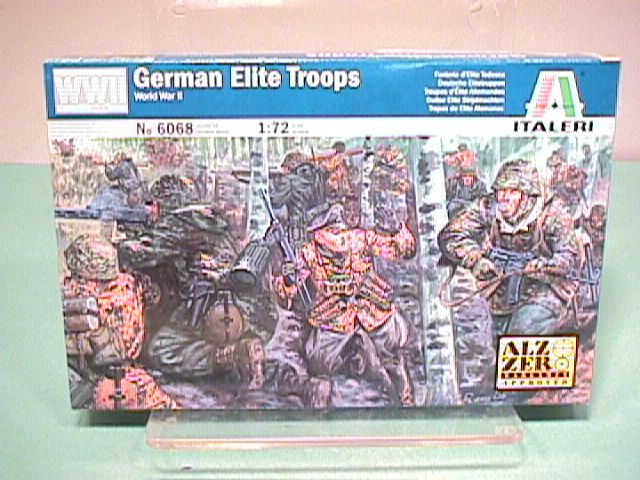 Italeri 1/72nd Scale WWII German Elite Infantry Plastic Soldiers Set