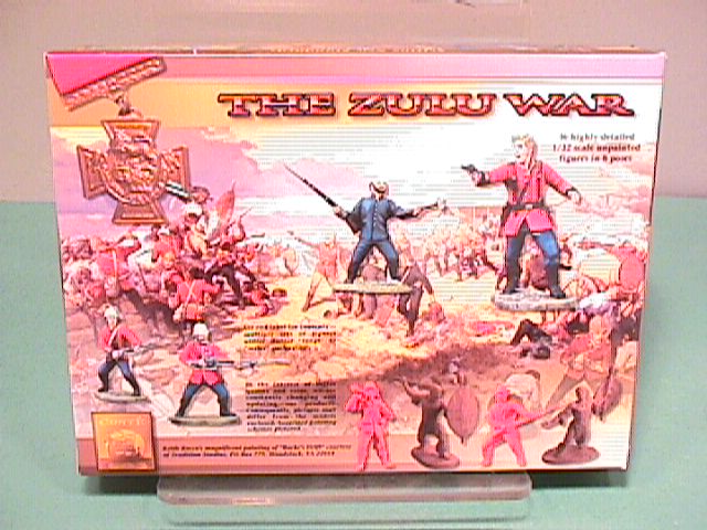 Conte ZULU WAR Zulus Warriors Plastic Figures Set Three