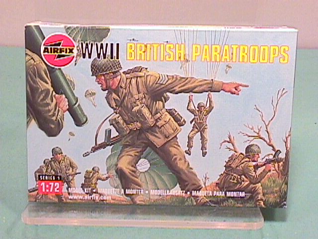 Airfix 1/72nd Scale British WWII Paratroopers Plastic Soldiers Set