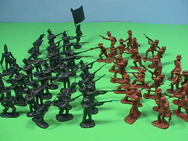 CTS Classic Toy Soldiers 1/32nd Scale Plastic Alamo Mexican Infantry Set 102