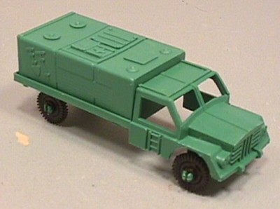Green Plastic Army Cargo Truck