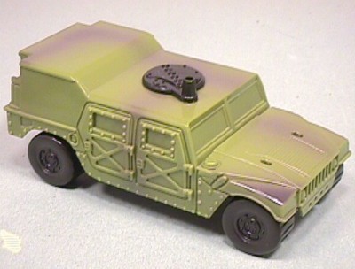 Hard Plastic Green Army Style Hummer