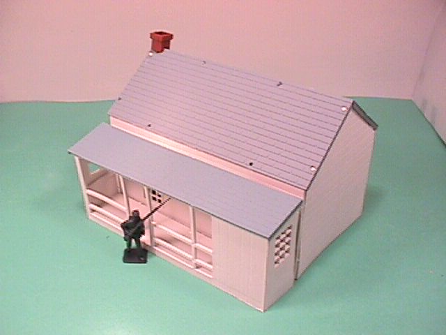 American Civil War BMC White Plastic Headquarters Building