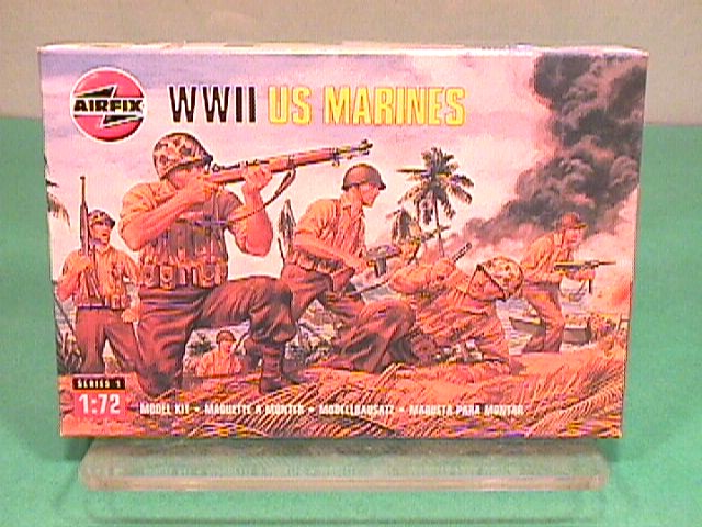 Airfix 1/72nd Scale WWII U.S. Marines Plastic Soldiers Set