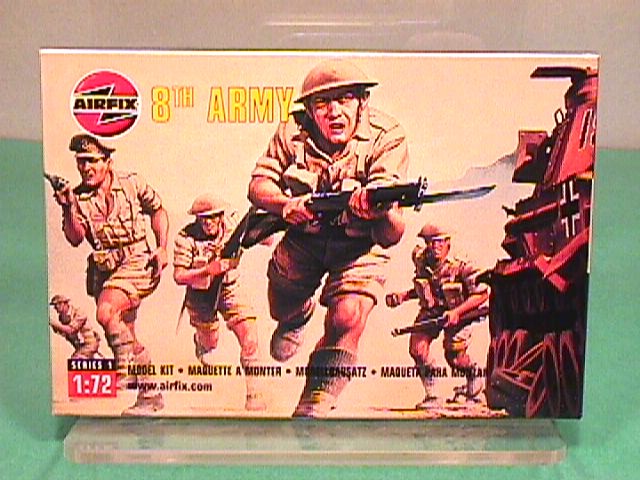 Airfix 1/72nd Scale British WWII 8th Army Plastic Soldiers Set