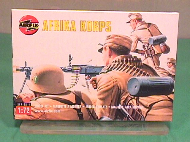 Airfix 1/72nd Scale WWII German Afrika Korps Plastic Soldiers Set