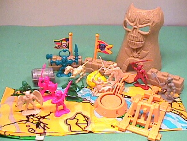 Fantasy Plastic Battle Of The Ancients Figures Playset