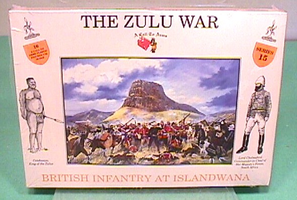 A Call To Arms 1/32nd ZULU WAR British Islandwana Boxed Figures Set 15