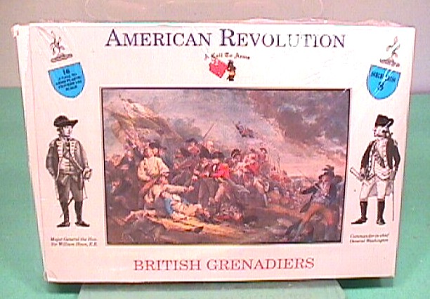 A Call To Arms 1/32nd American Revolution British Grenadiers Boxed Set 8