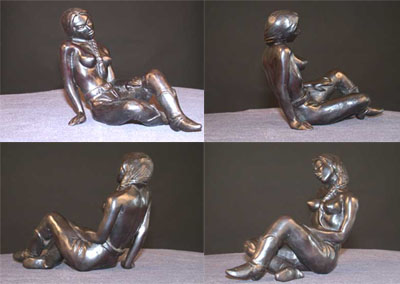 Indian Maiden  Sculpture Resin