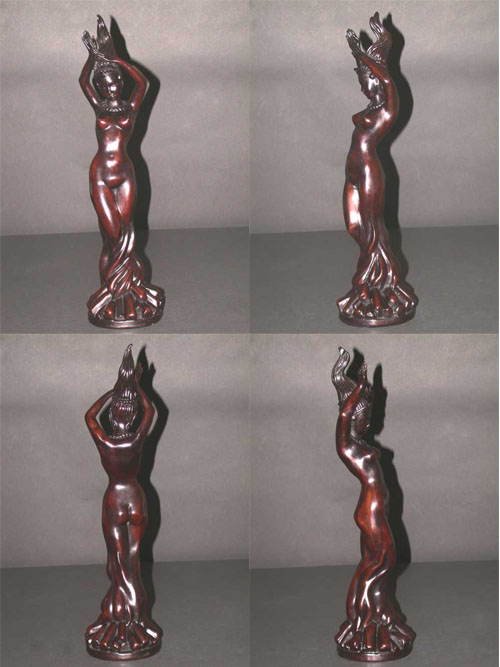 Image 0 of Female Siam Dancer Sculpture Resin