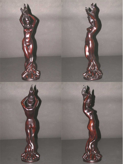 Female Siam Dancer Sculpture Resin