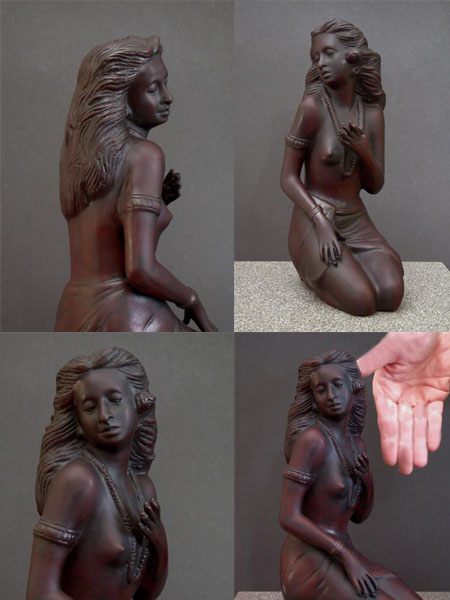 Young Maiden Lady Art Deco Sculpture 571