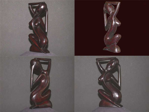 Exotic Female Abstract Sculptur Resin #4