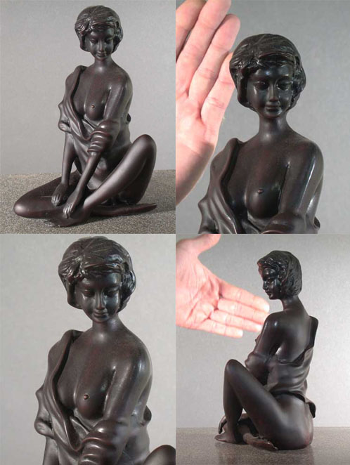 Lady Exposed Sculpture Resin