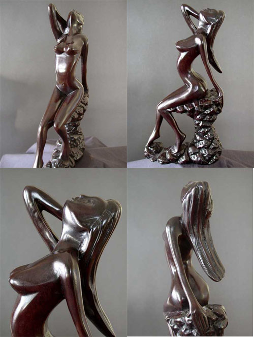 Image 0 of Woman Art Deco Sculpture 685