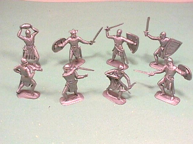 Jecsan 60mm Medieval Crusaders Plastic Soldiers Set