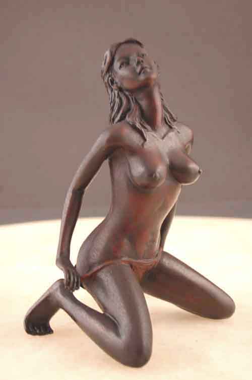 Image 0 of  Lady Red Panties Sculpture Art Resin