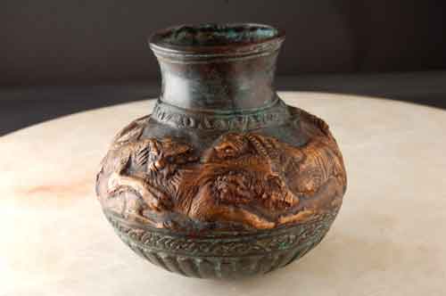 Bronze Vase from Alexander Movie Prop Antique Patina