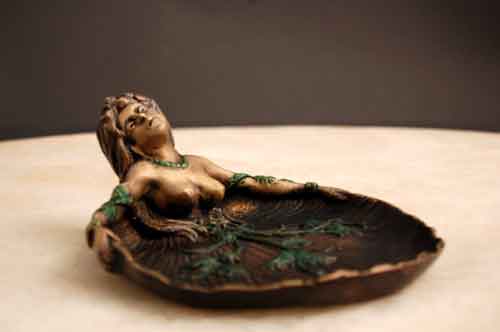 Bronze Ashtray/Dish Art Deco Nouveau