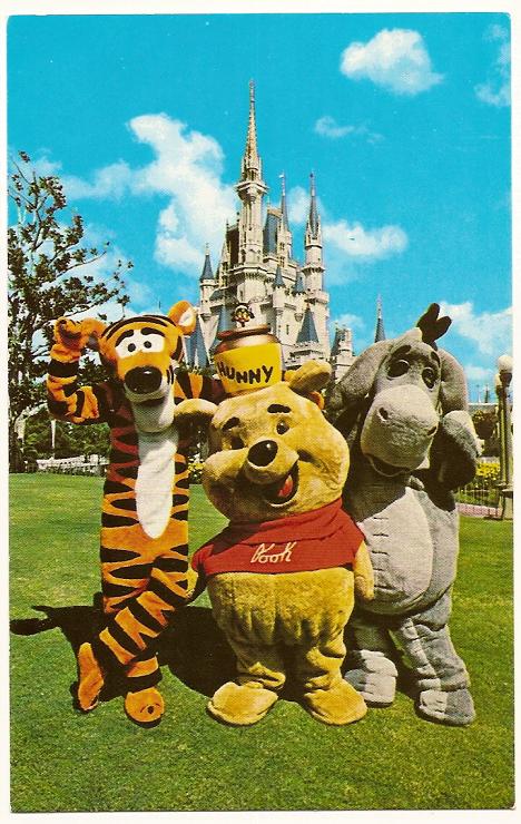 WALT DISNEY WORLD POSTCARD Fantasyland 3x5 0111-0353 Vintage