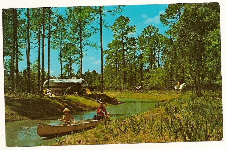 WALT DISNEY WORLD POSTCARD Fort Wilderness Resort 3x5 01110273 dp79911-c Vintage