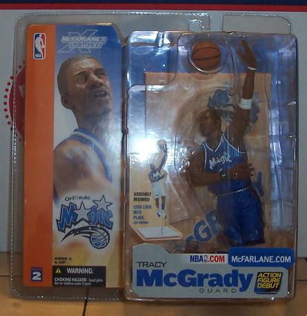 Mcfarlane NBA Series 2 TRACY MCGRADY white Variant Figure MINT!