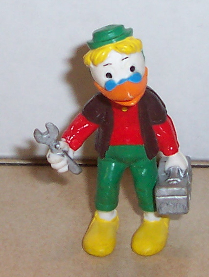 Disney DUCK TALES PVC FIGURE By BULLY RARE Vintage 80's 
