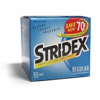Stridex Regular Strength Pads 55