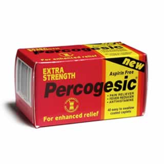 Image 0 of Percogesic Extra Strength Caplet 40 Ct