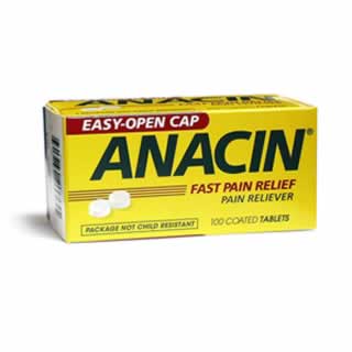 Anacin Fast Pain Relief Tab 100