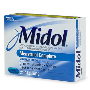 Midol Maximum Strength Menstural Complete Gelcaps 24