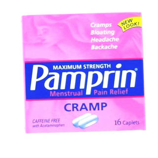 Image 0 of Pamprin Maximum Strength Menstrual Pain Relief Cramp Caplets 16