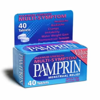 Image 0 of Pamprin Multi-Symptom Menstrual Relief Tablets 40