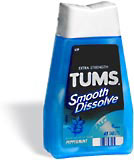 Tums Smooth Dissolve Peppermint Antacid Tablets 60