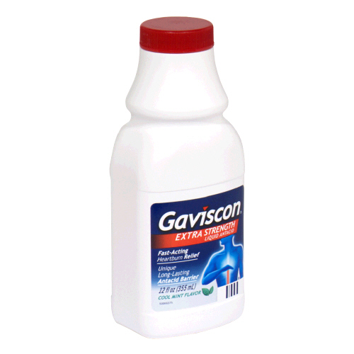 Image 0 of Gaviscon Extra Strength Cool Mint Liquid 12 Oz