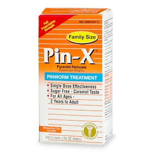 Pin-X Pinworm Suspension S/F Caramel 2 Oz