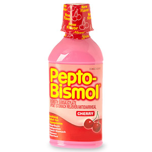 Pepto-Bismol Upset Stomach Reliever Cherry Liquid 12 OZ