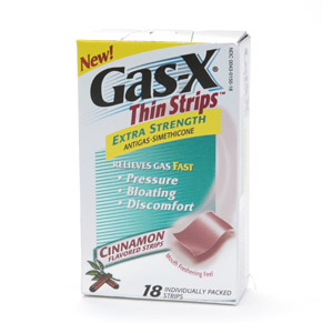 Gas-X Extra Strength Cinamon Flavor Thin Strips 18