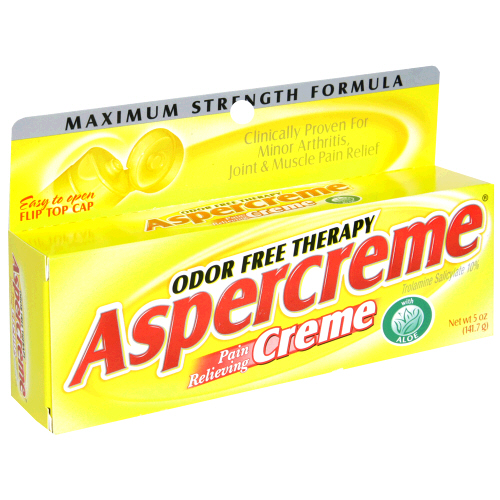 Image 0 of Aspercreme Maximum Strength Odor Free Therapy With Aloe Cream 5 oz