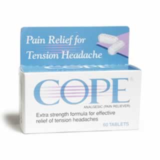 Image 0 of Cope Extra Strength Pain Relief Tension Headache Tablets 60 ( New Formula)