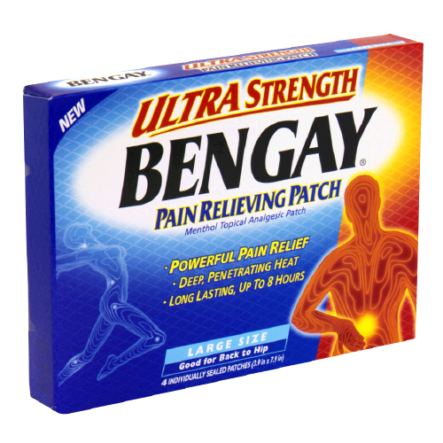 Image 0 of Bengay Ultra Strength Pain Relieving Large Patch 4