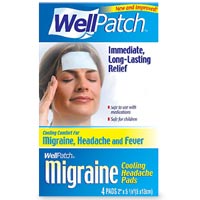 Caseof 42-Wellpatch Migraine Cooling Patch 4Ct by Mentholatum