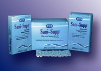 Sani-Suppositories Glycerin Adult Blister Pack 10